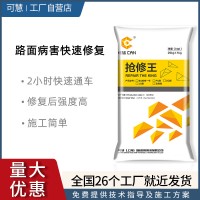 混凝泥路面破損快速修補材料 水泥路面搶修 路面病害快速修復